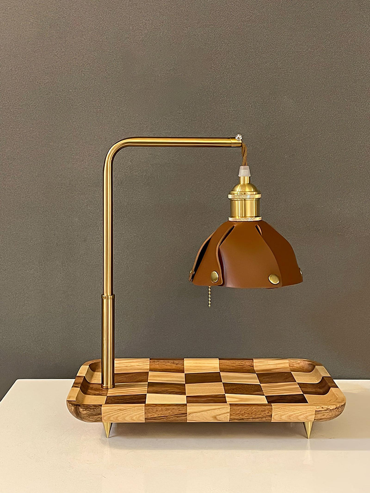 Elvaniella moderne Tischleuchte aus Holz