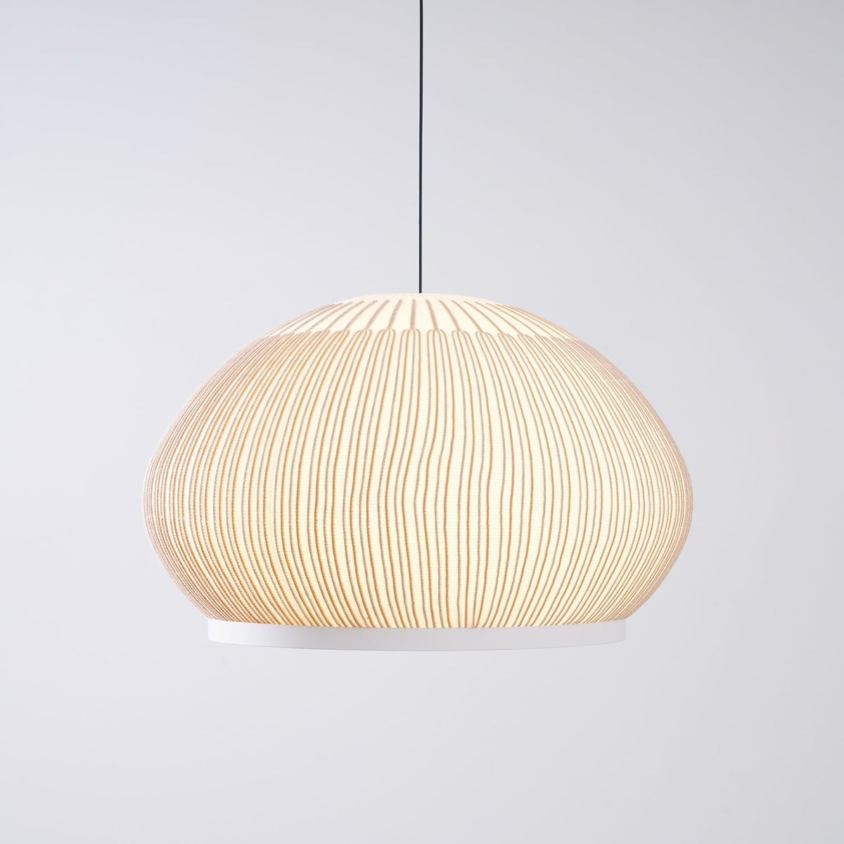 Lineiella Minimalistische Stoff-Pendelleuchte