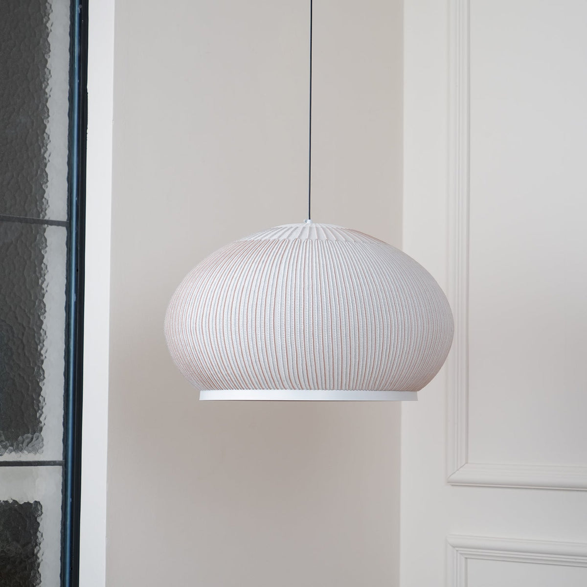 Lineiella Minimalistische Stoff-Pendelleuchte
