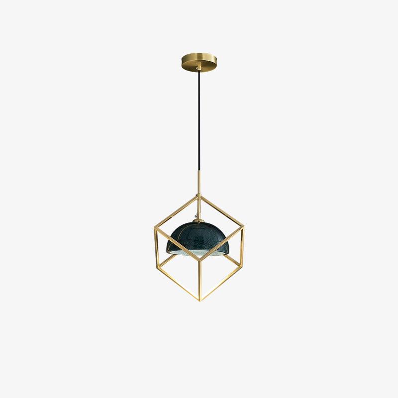 Cubo moderne Pendelleuchte aus Messing