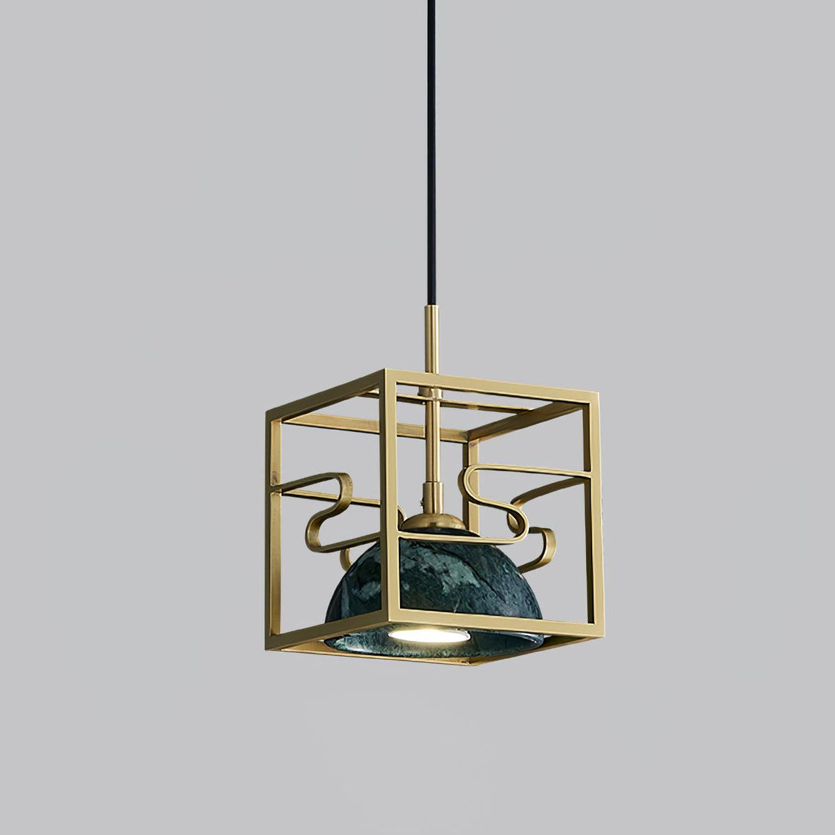 Cubo moderne Pendelleuchte aus Messing