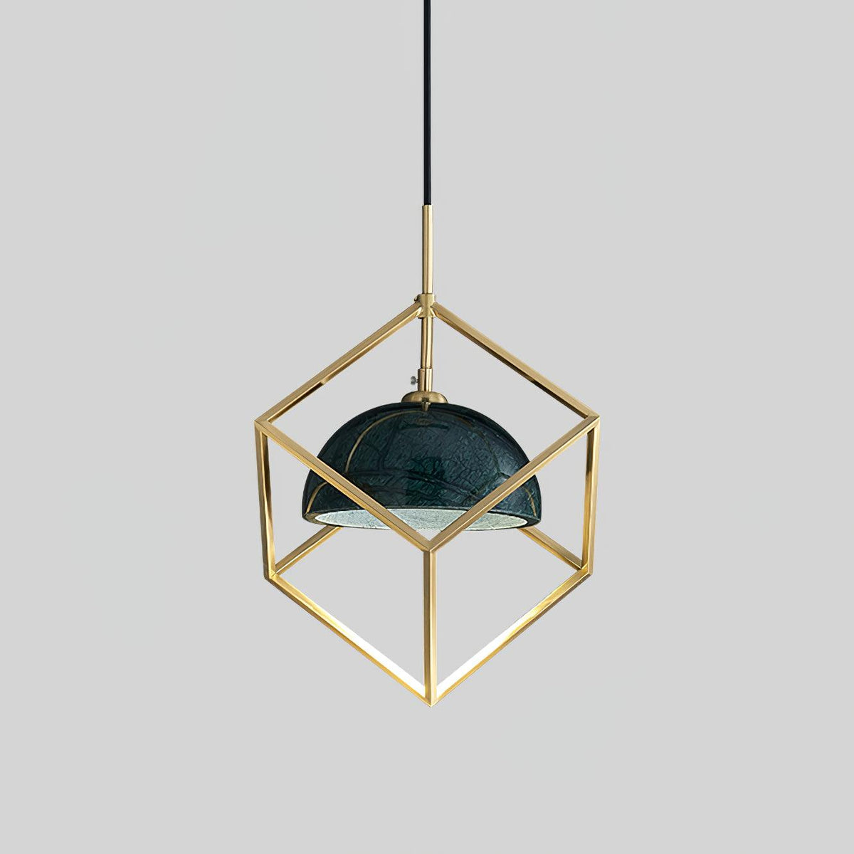 Cubo moderne Pendelleuchte aus Messing