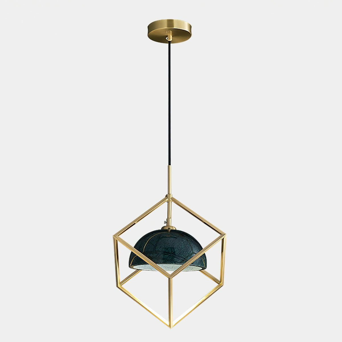 Cubo moderne Pendelleuchte aus Messing