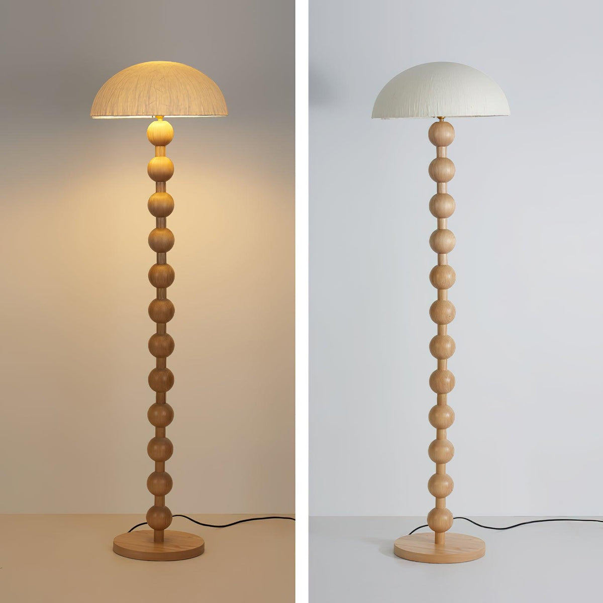 Lyliril Retro Holz Stehleuchte