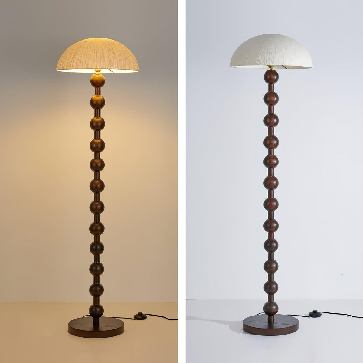 Lyliril Retro Holz Stehleuchte