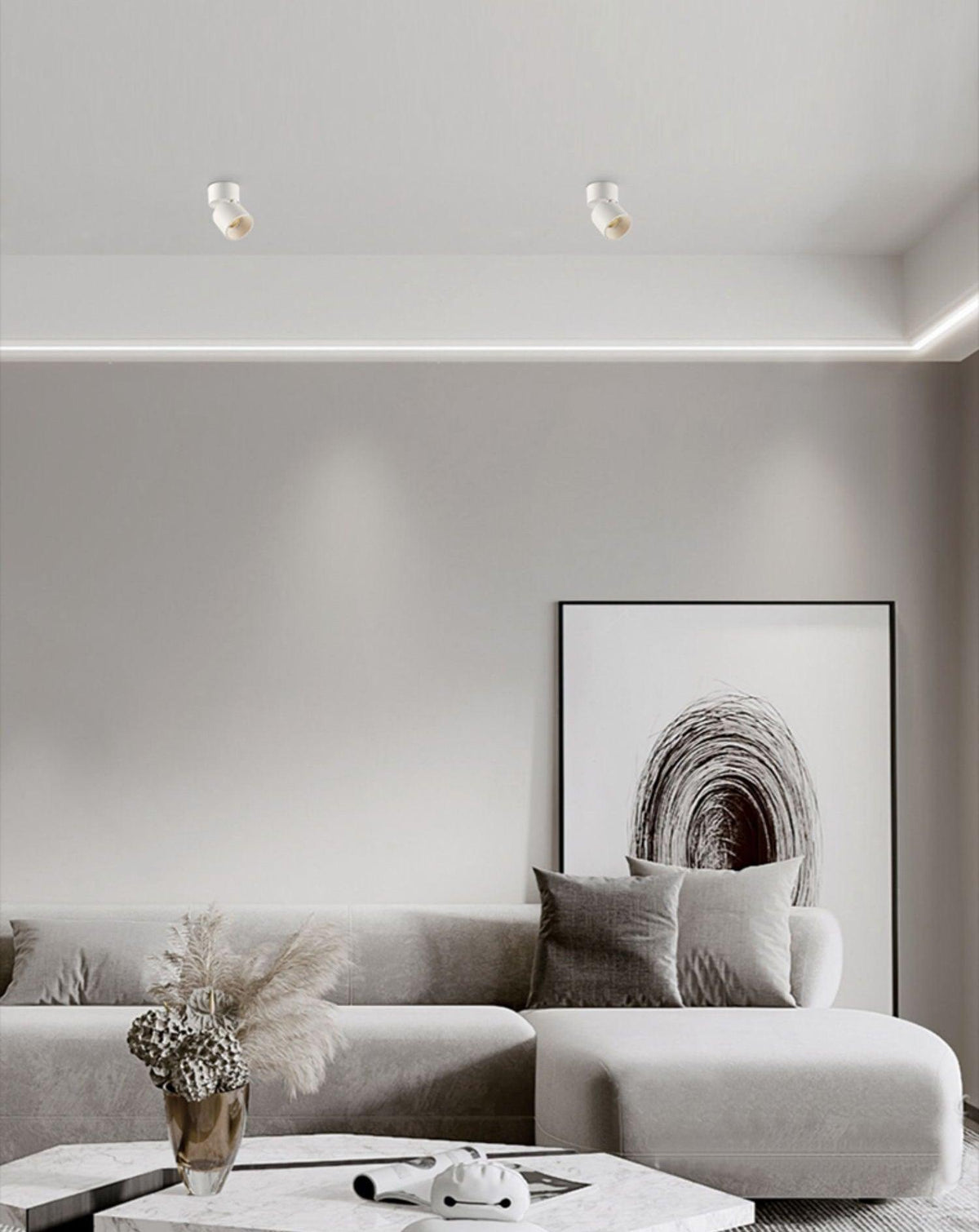 Alvynora zeitgenössische minimalistische Deckenleuchte Spotlights