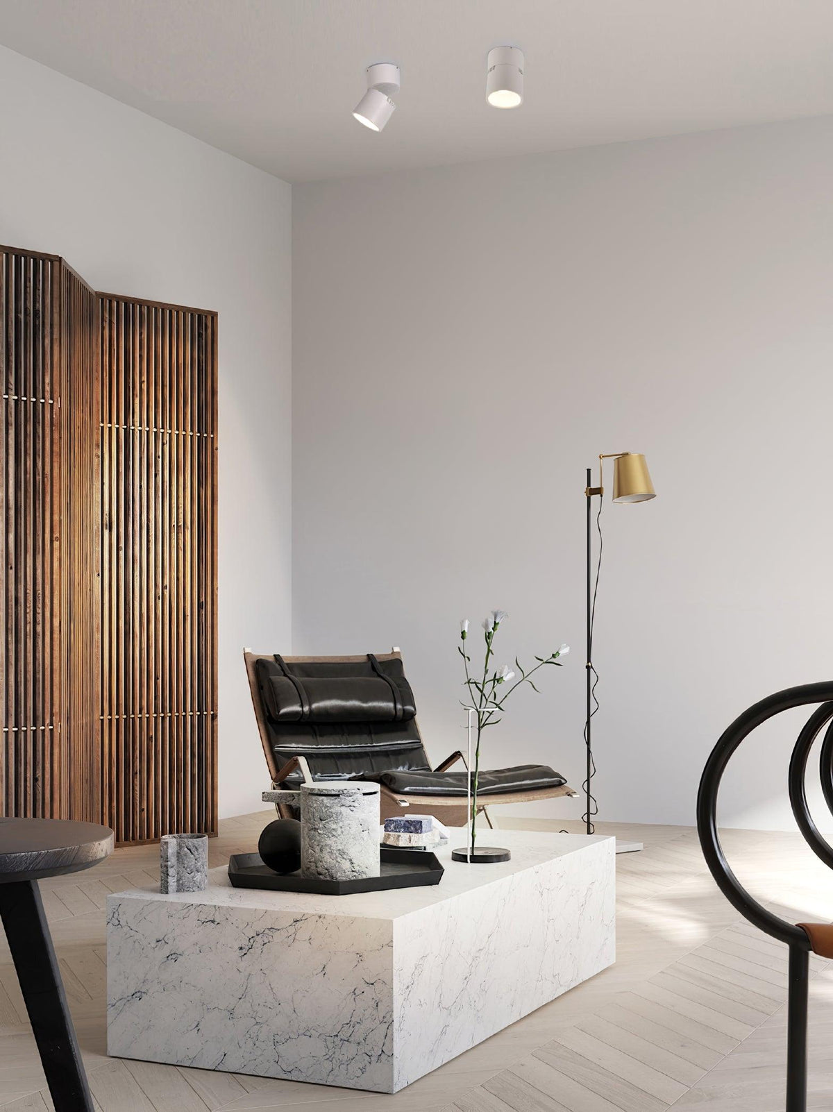 Alvynora zeitgenössische minimalistische Deckenleuchte Spotlights