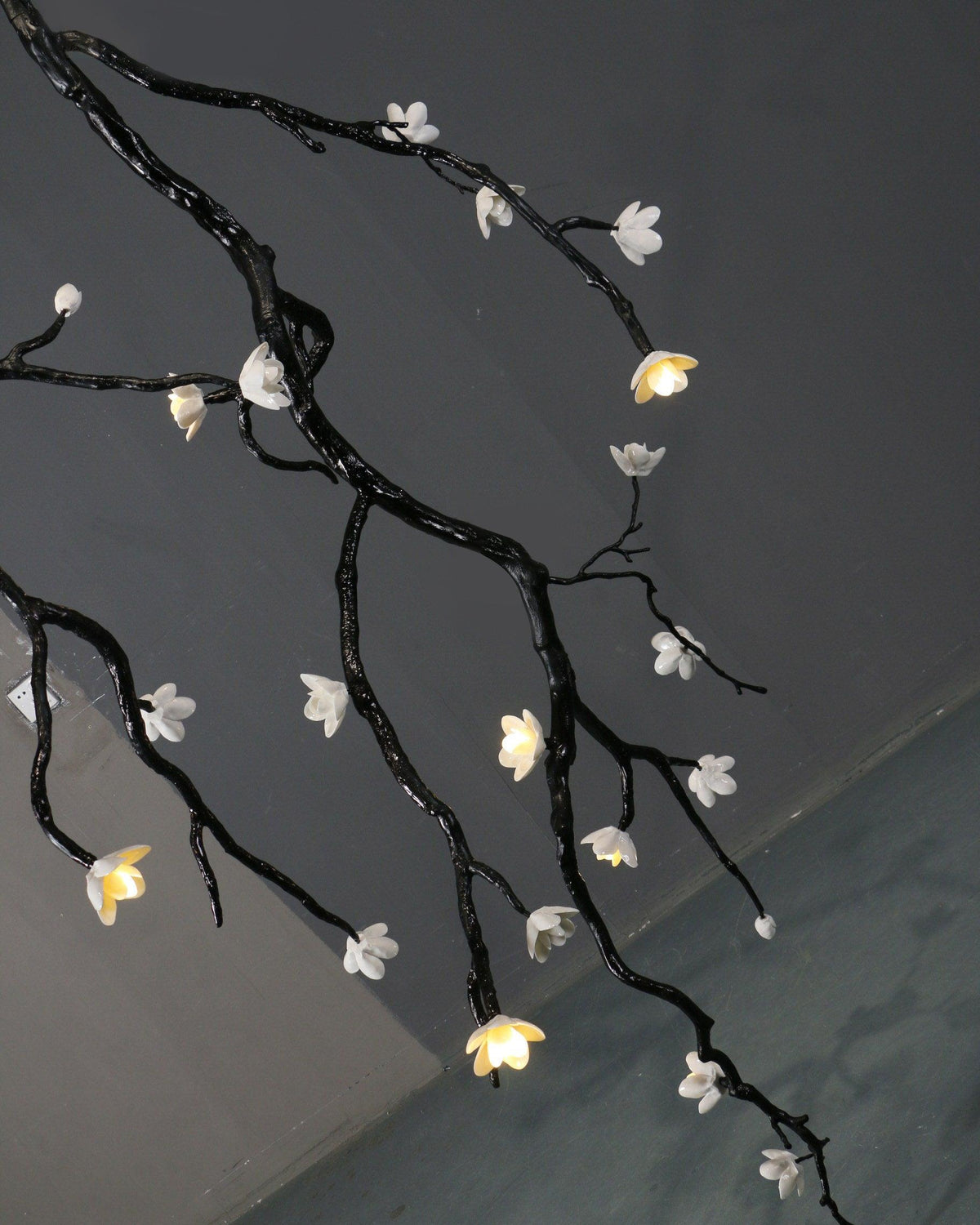 Rae Kronleuchter Schwarz Branch Flower