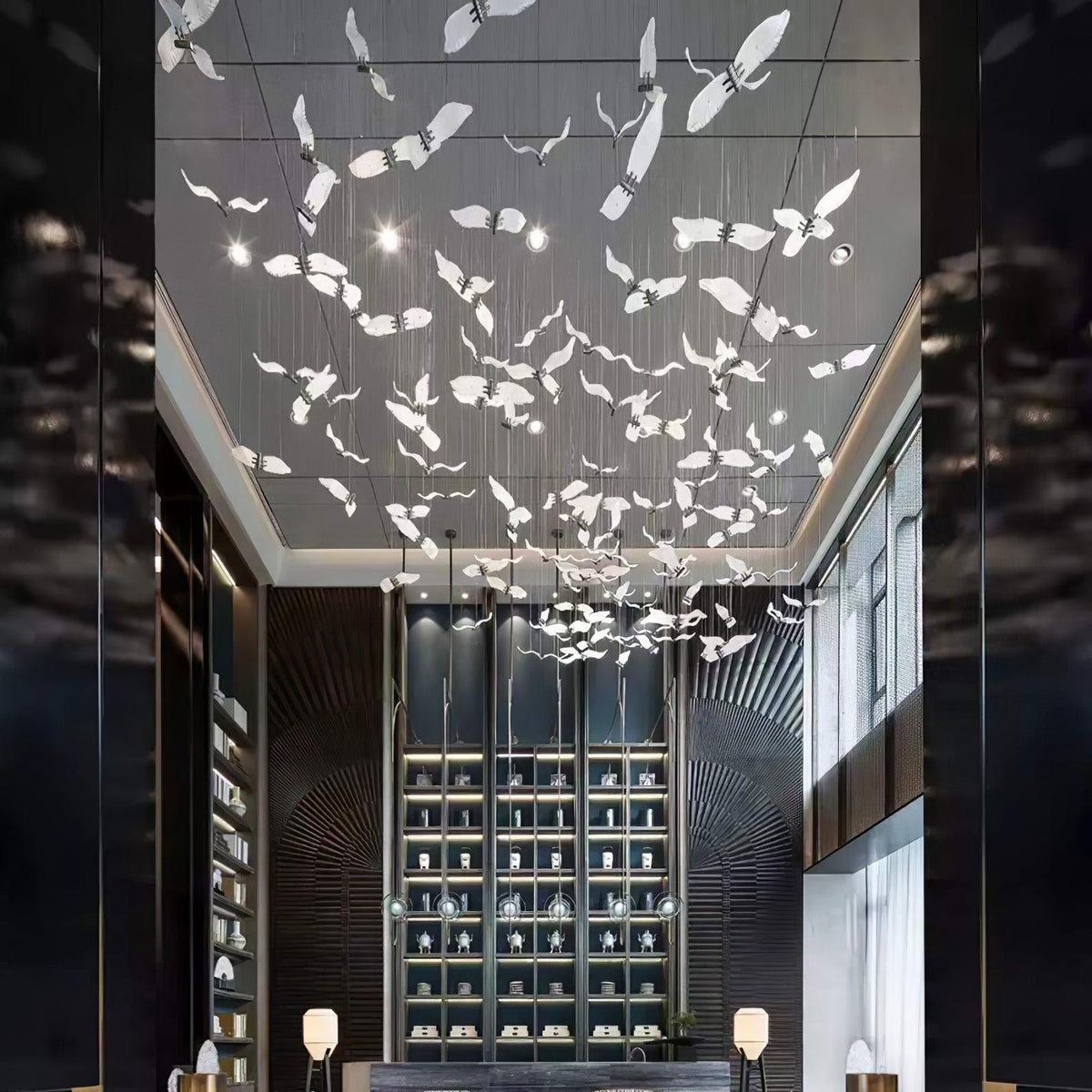 Faelis luxuriöser Kronleuchter aus Glas