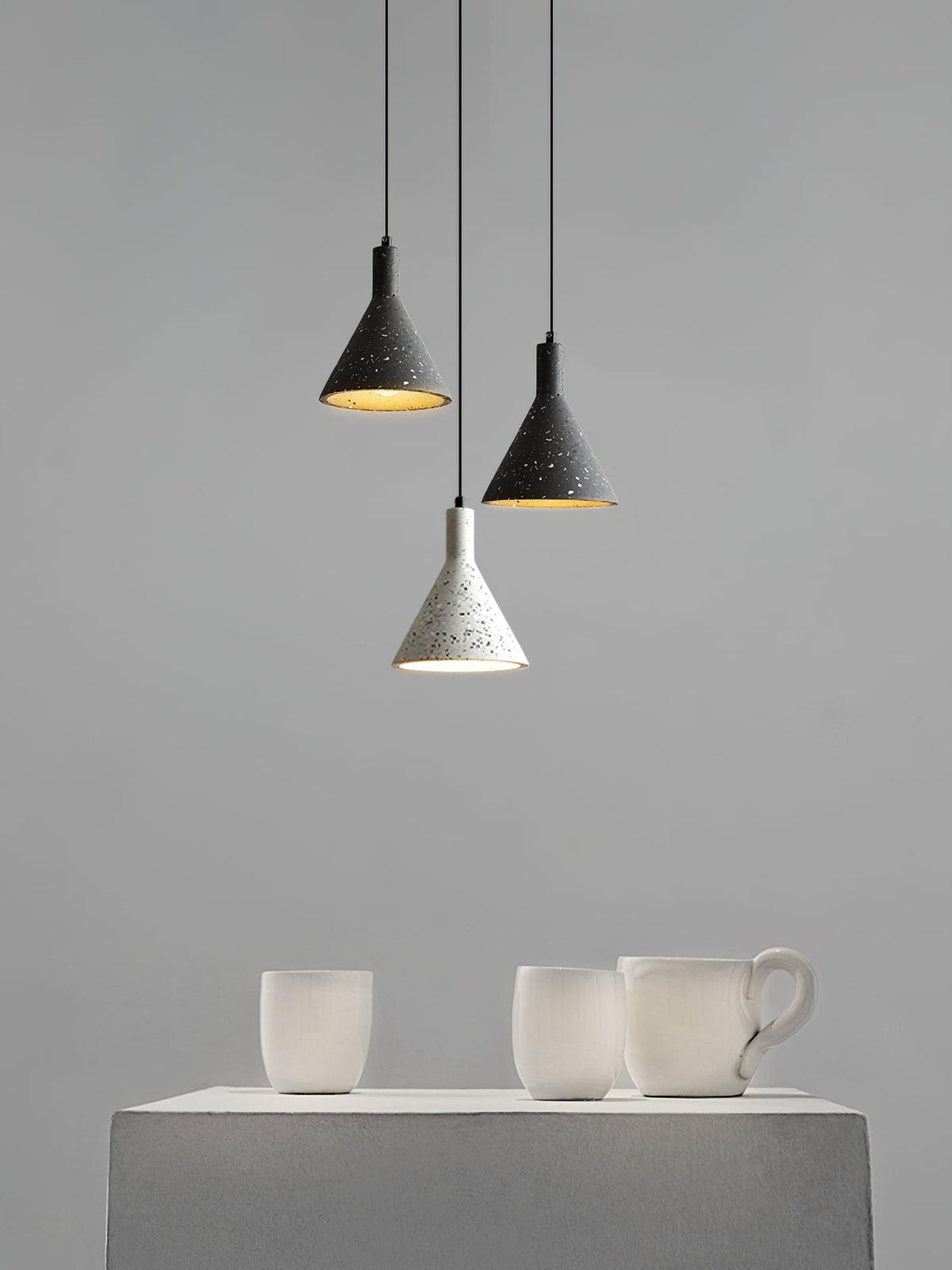Marisaya Minimalistische Zement-Pendelleuchte