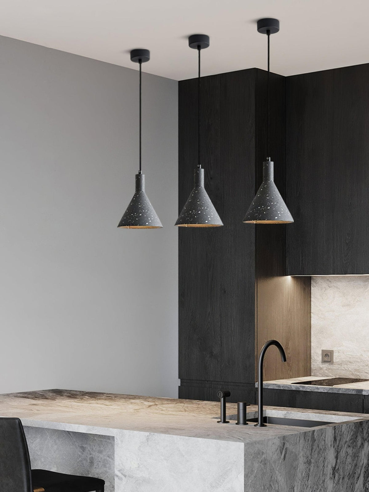 Marisaya Minimalistische Zement-Pendelleuchte
