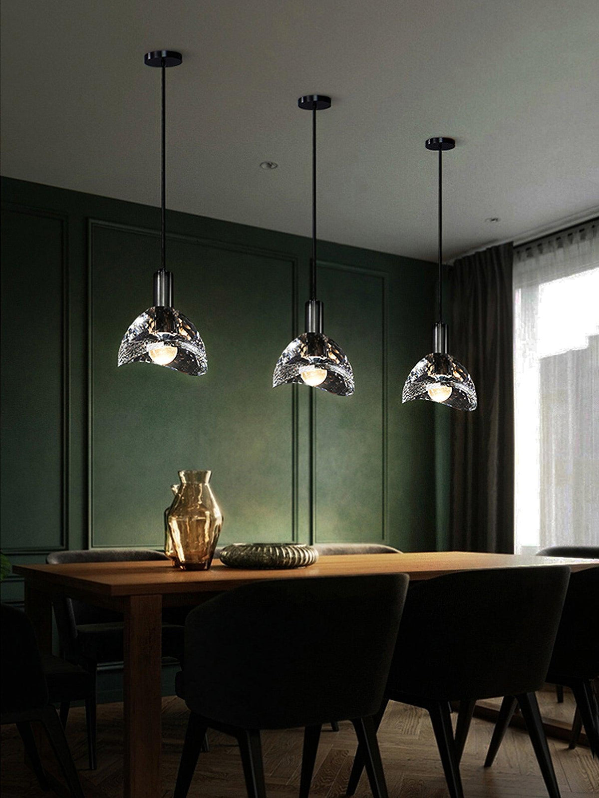 Syvinor Premium skandinavische Kunstglas-Pendelleuchte