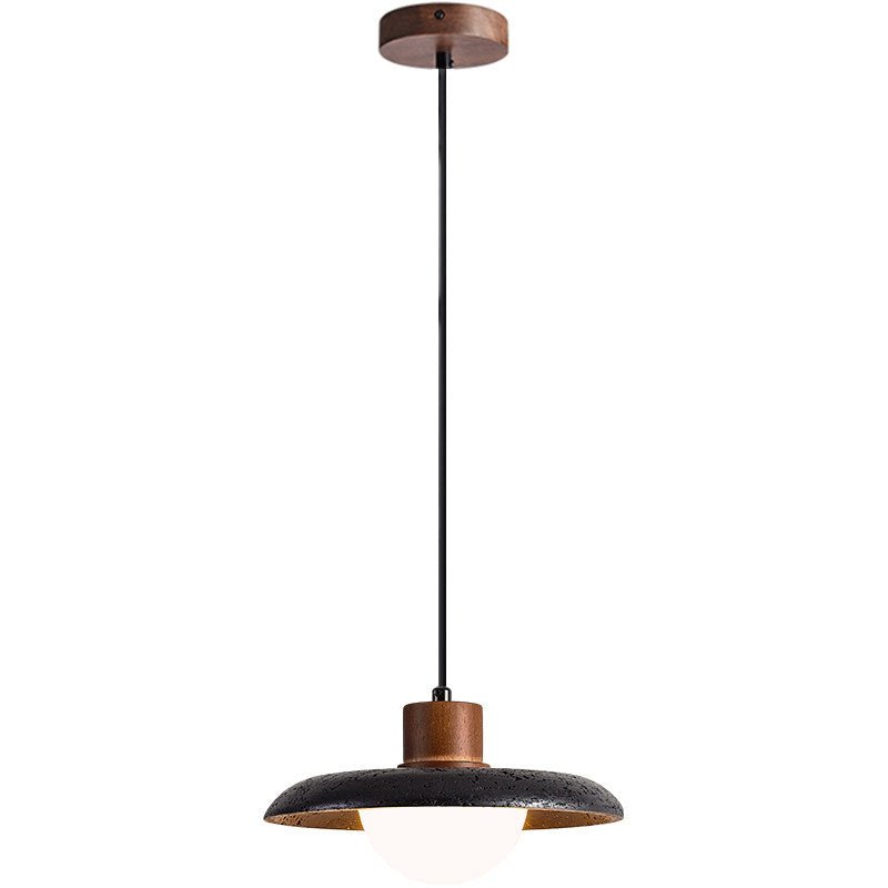 Podve Schwarz Travertin Minimalistische Pendelleuchte