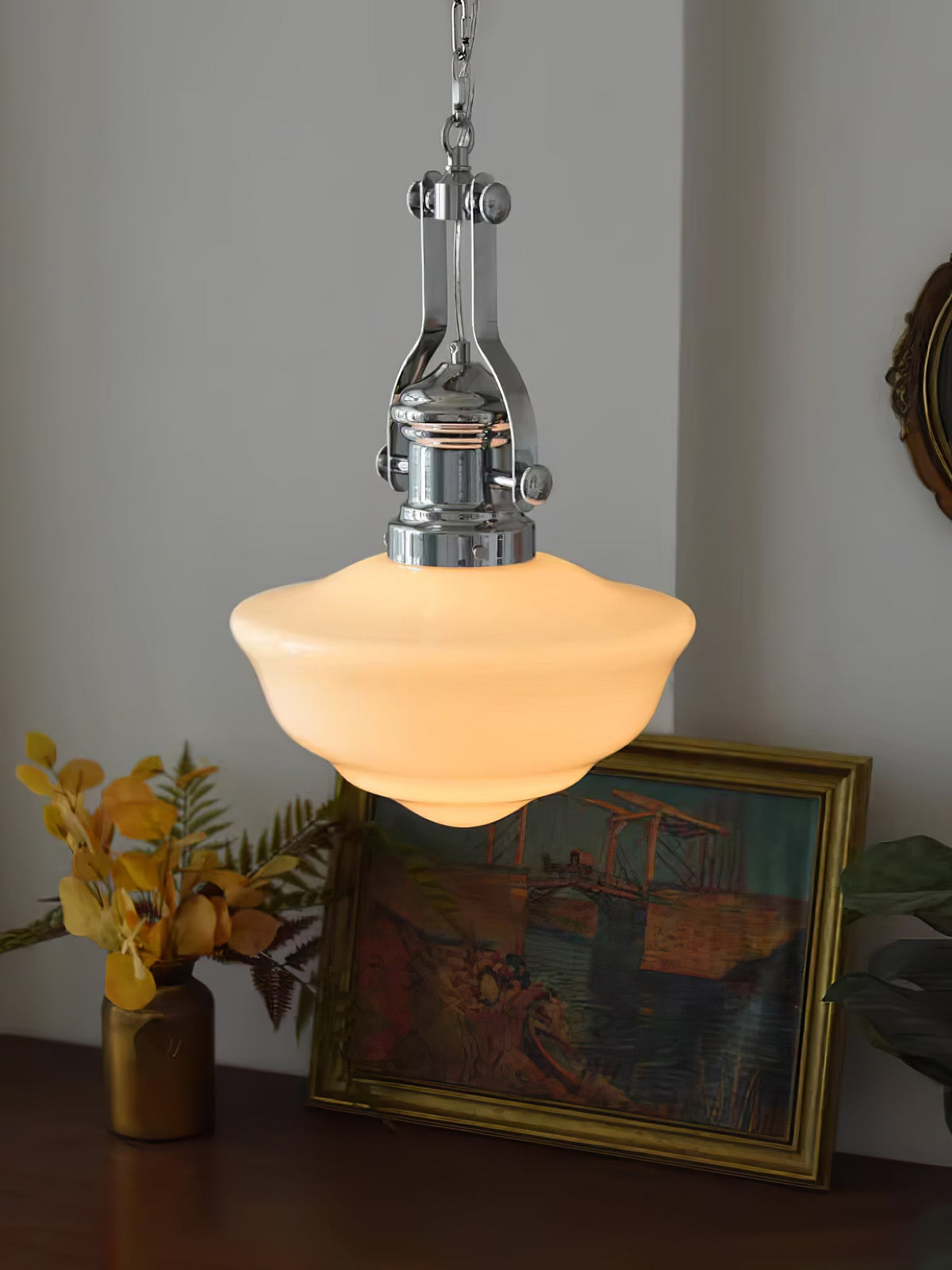 Zomiria Premium Nordische Kunstglas-Pendelleuchte