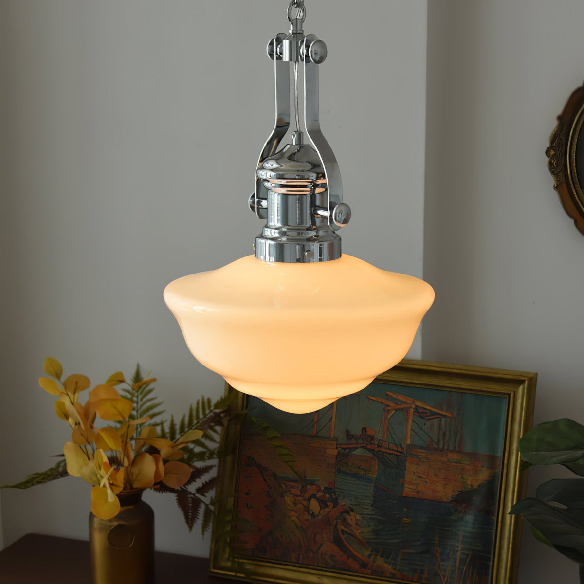 Zomiria Premium Nordische Kunstglas-Pendelleuchte