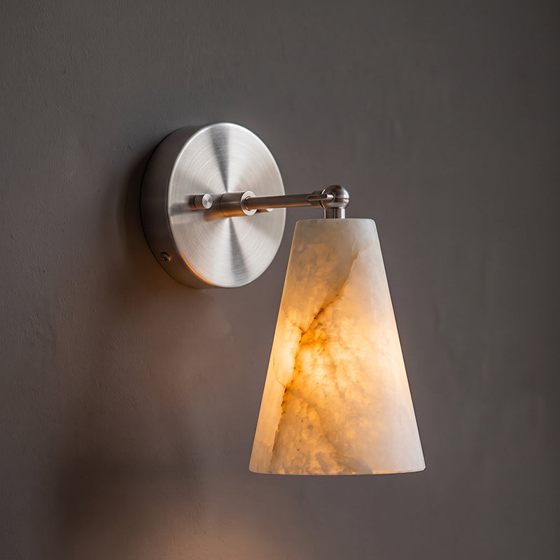 Castercombe Alabaster-Wandleuchte