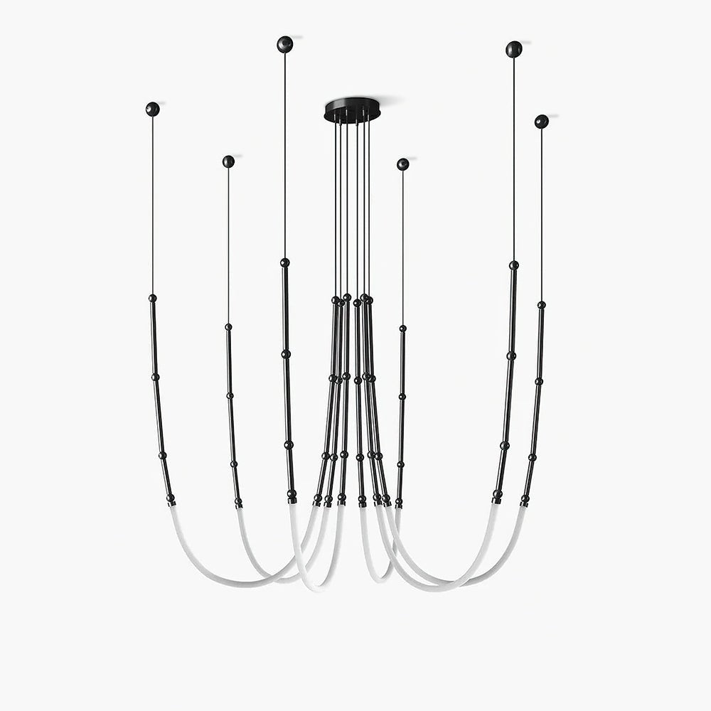 Rio Kronleuchter Leda LED flexibel moderne skulpturale