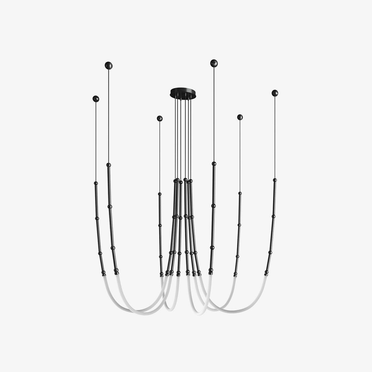 Rio Kronleuchter Leda LED flexibel moderne skulpturale
