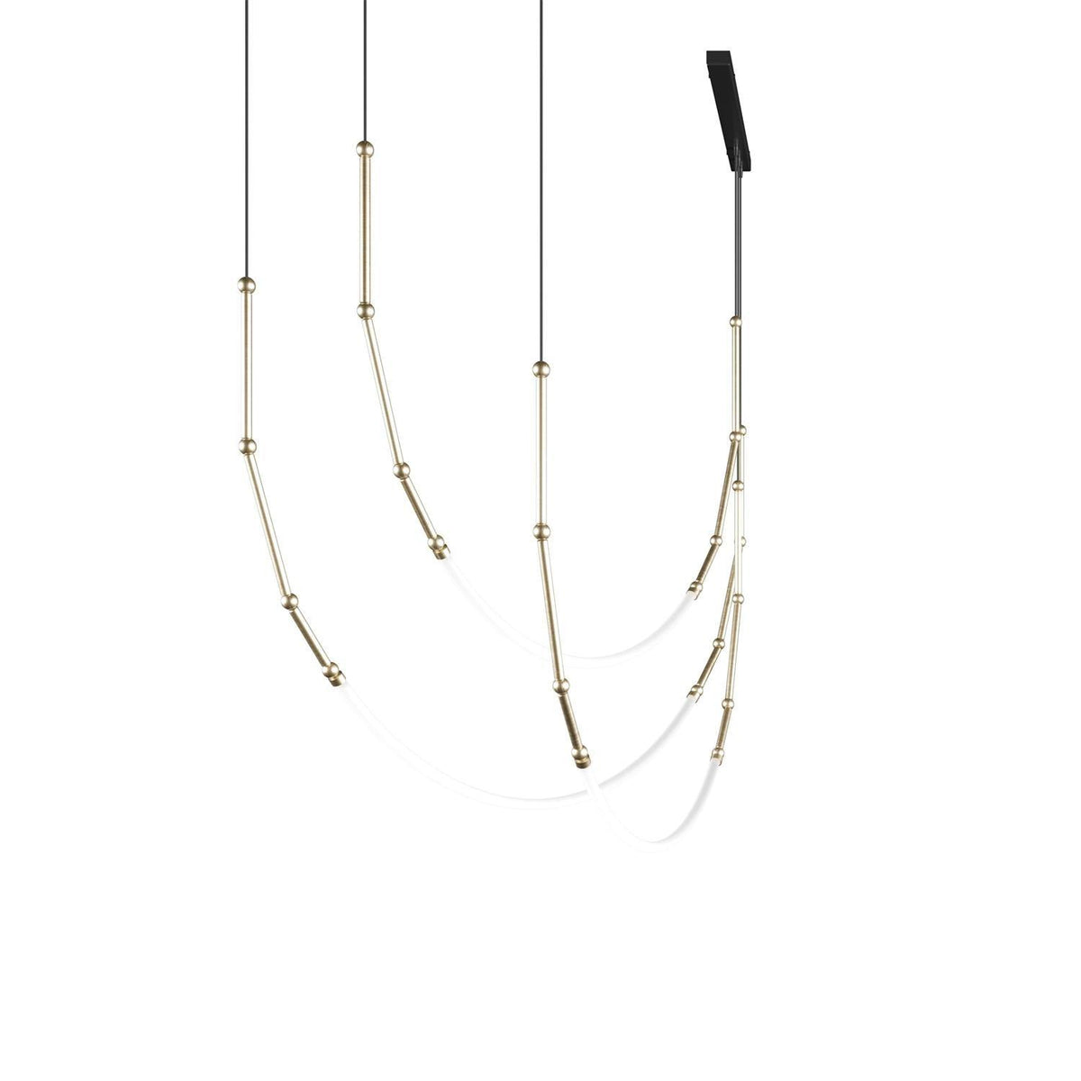Rio Kronleuchter Leda LED flexibel moderne skulpturale