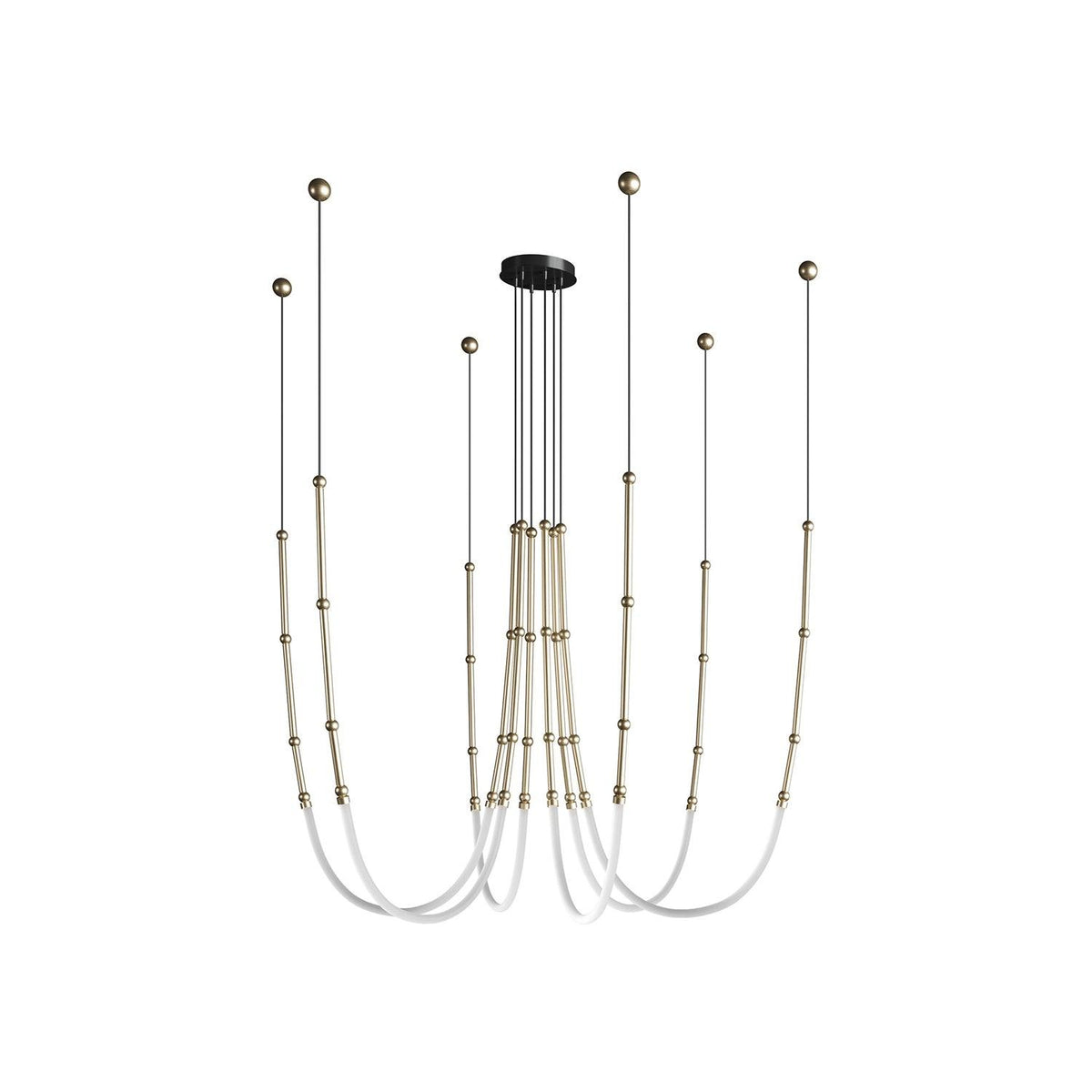 Rio Kronleuchter Leda LED flexibel moderne skulpturale