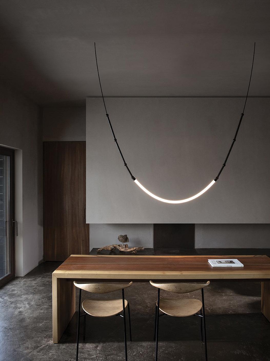 Rio Kronleuchter Leda LED flexibel moderne skulpturale