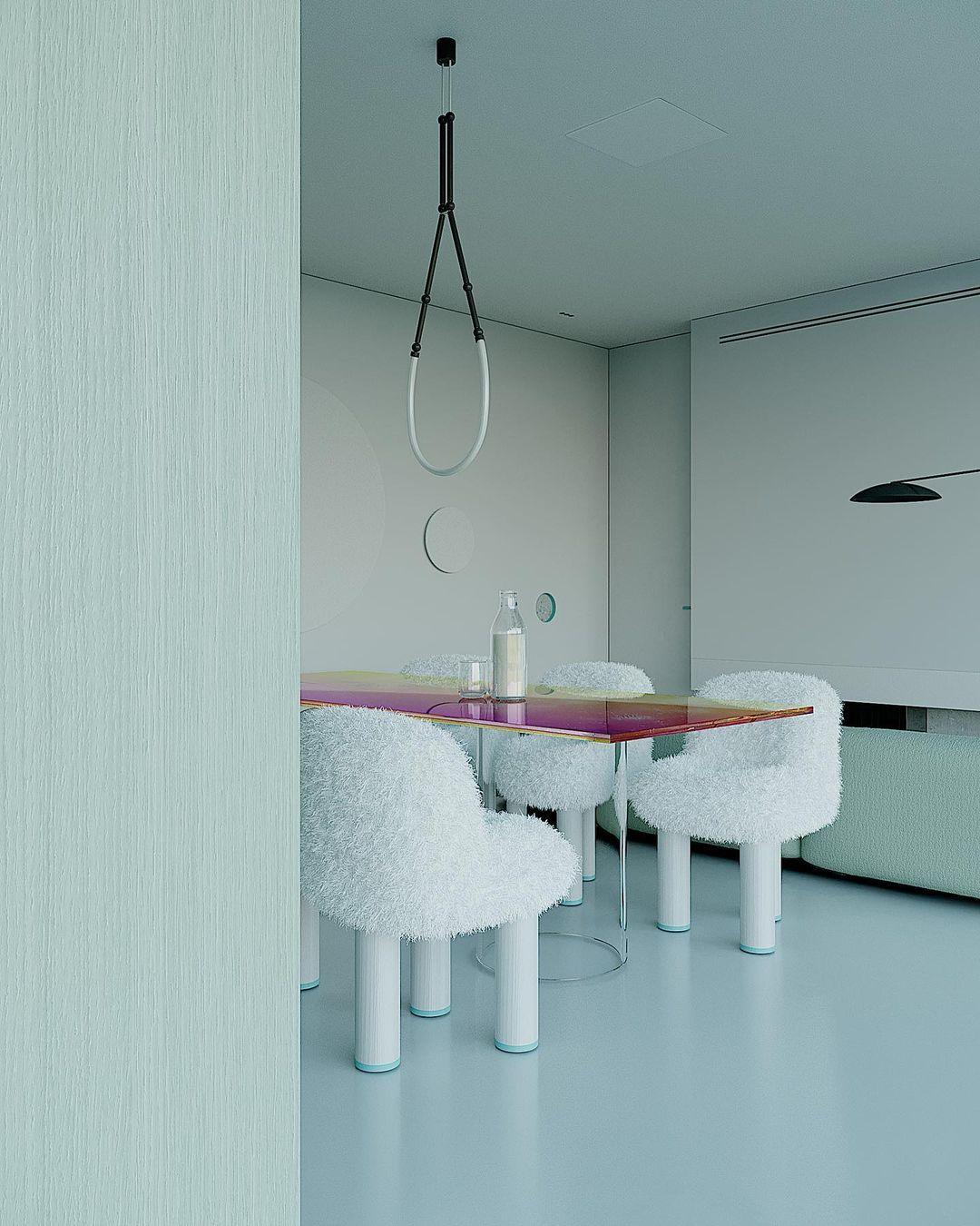 Rio Kronleuchter Leda LED flexibel moderne skulpturale