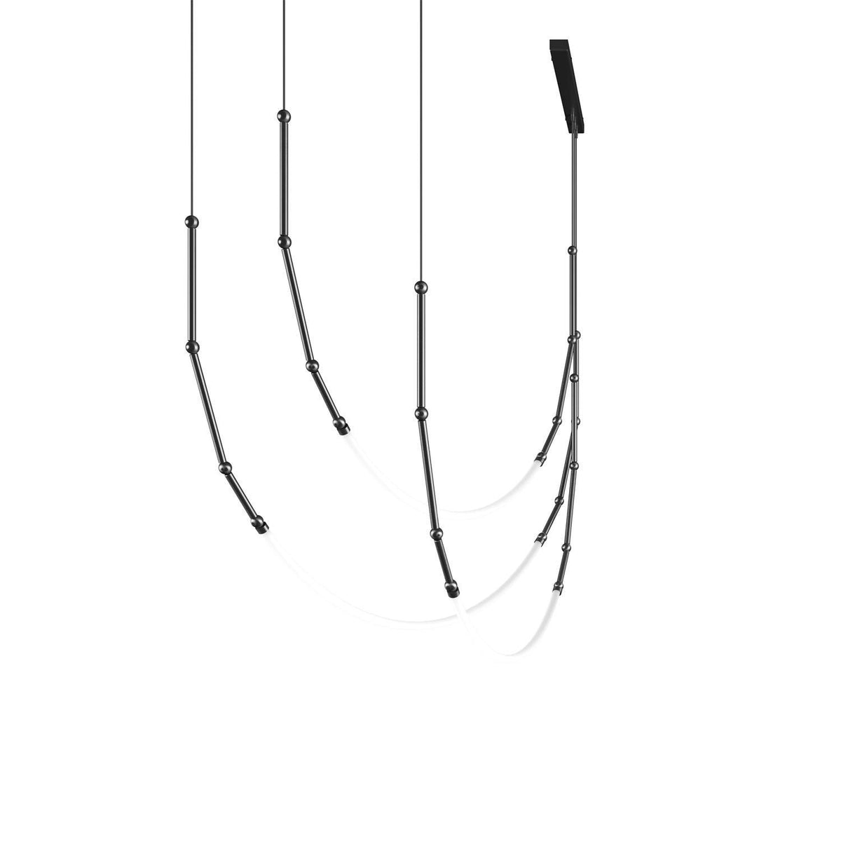 Rio Kronleuchter Leda LED flexibel moderne skulpturale