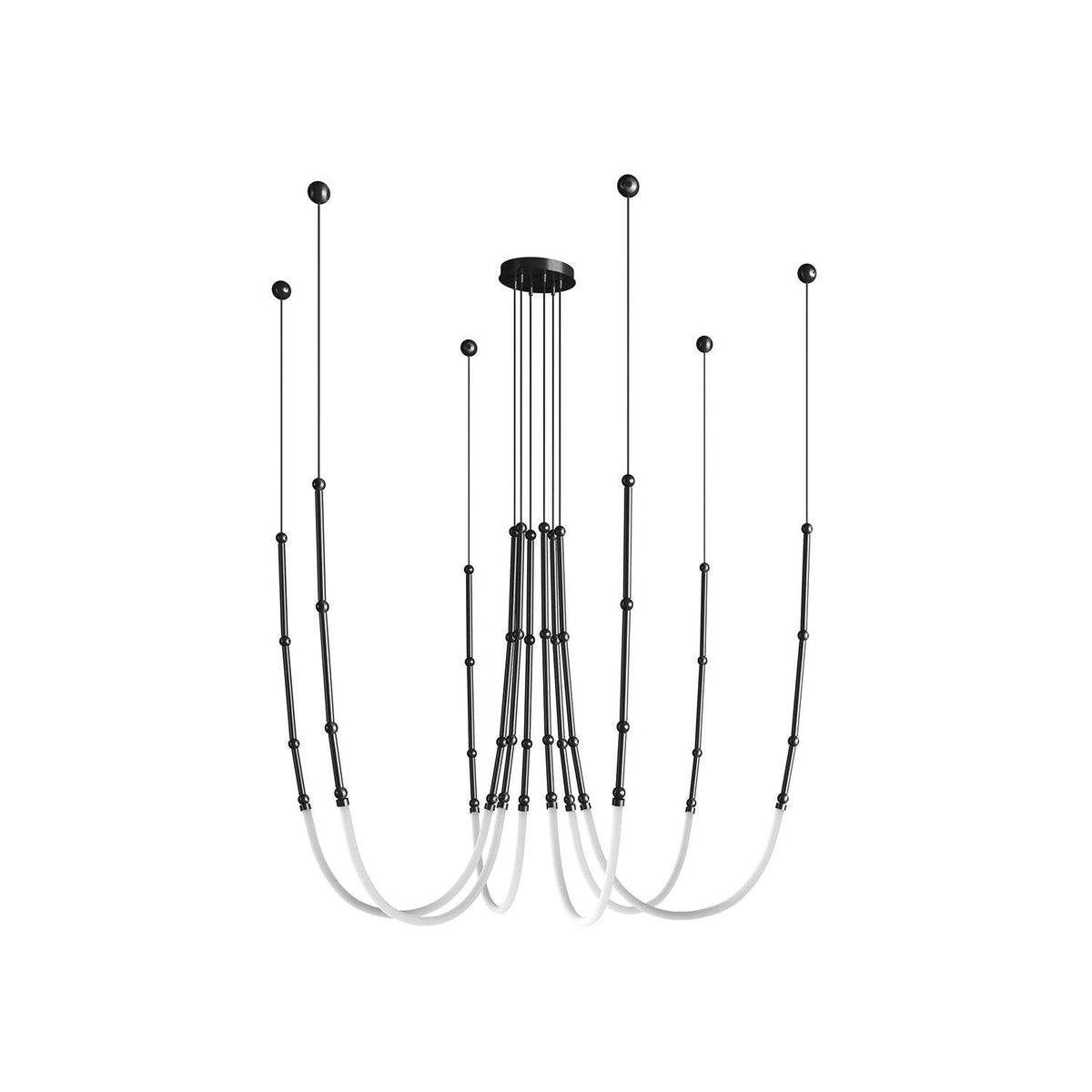 Rio Kronleuchter Leda LED flexibel moderne skulpturale