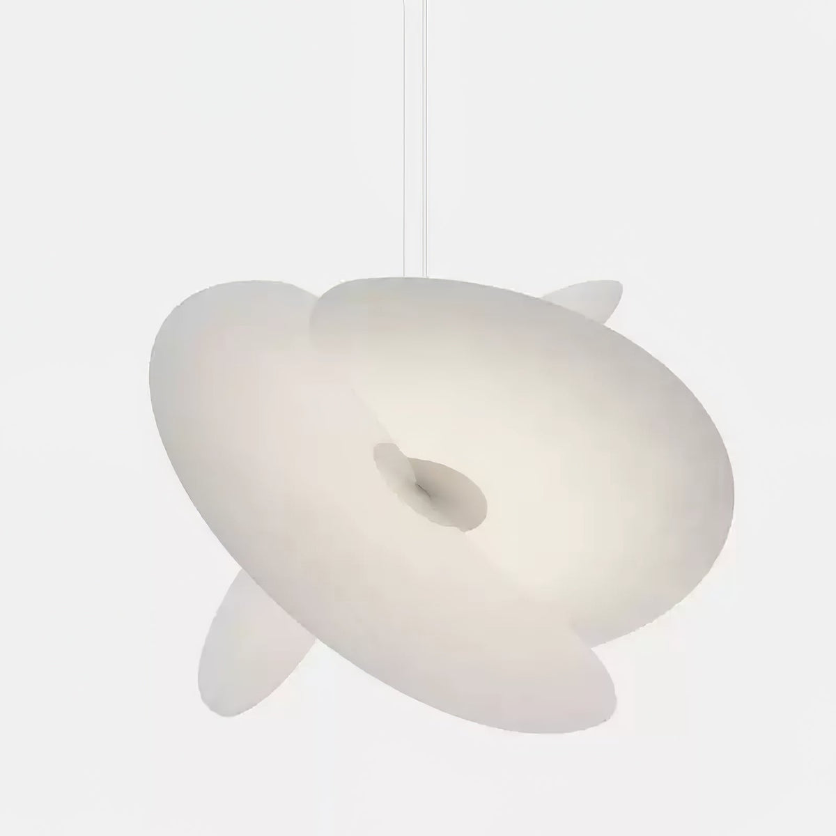 Whirl moderne Pendelleuchte aus Stoff