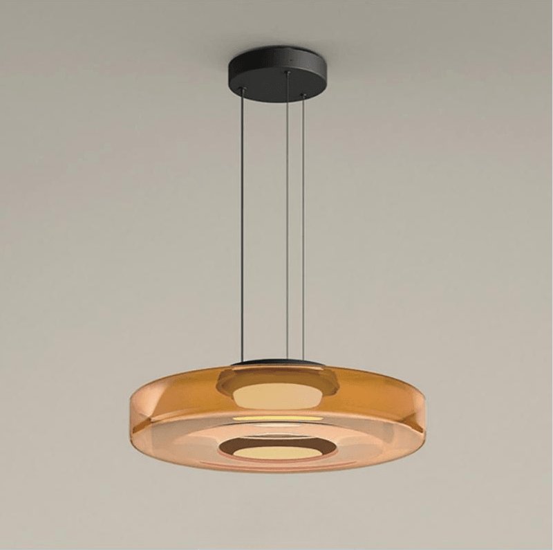 Lioralaine Pendelleuchte Glaskreise Mehrstufig