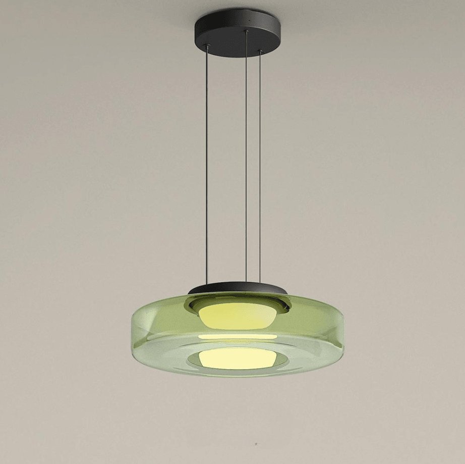 Lioralaine Pendelleuchte Glaskreise Mehrstufig
