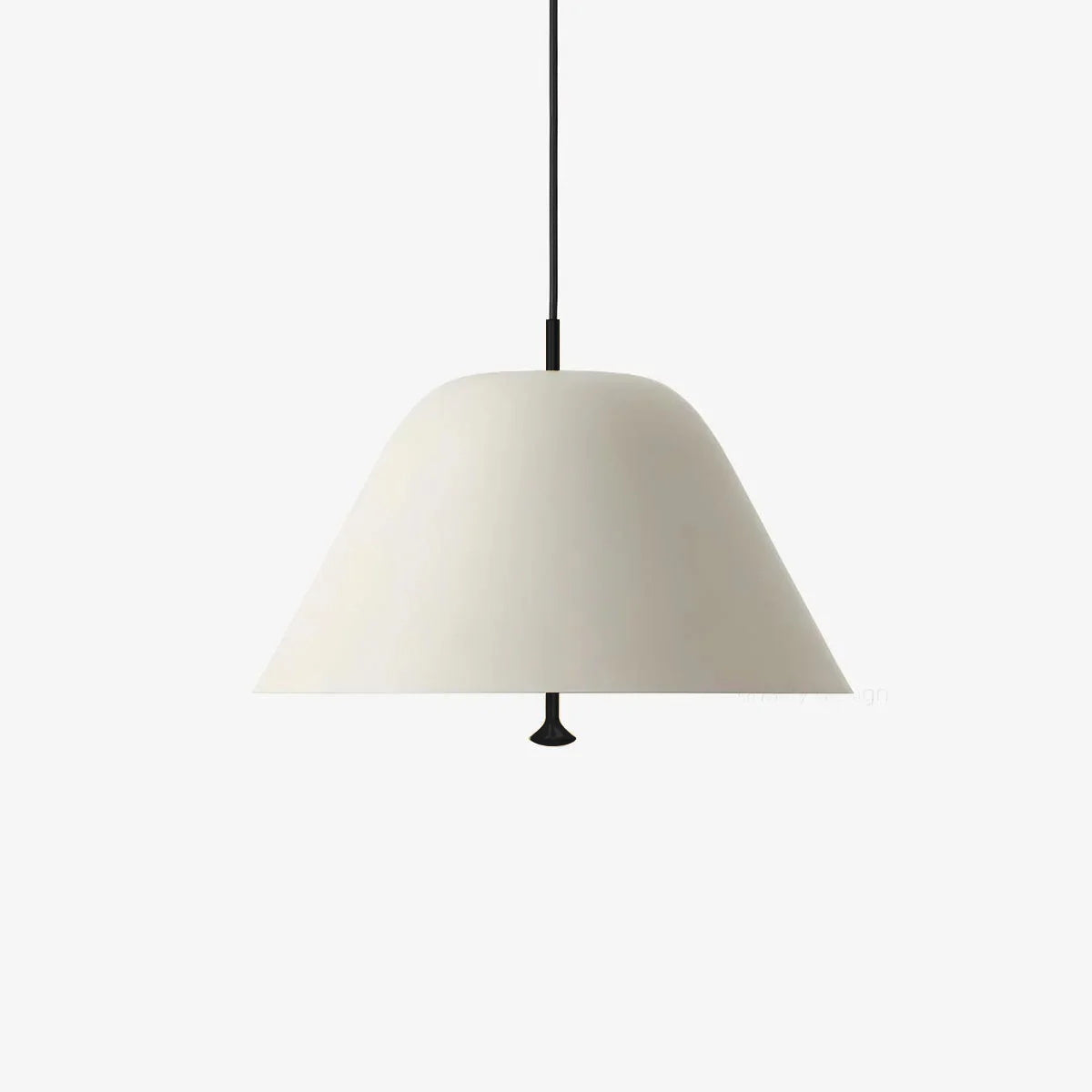 Moderne Pendelleuchte mit Metall-Lampenschirm in Grün und Weiß minimalistisch