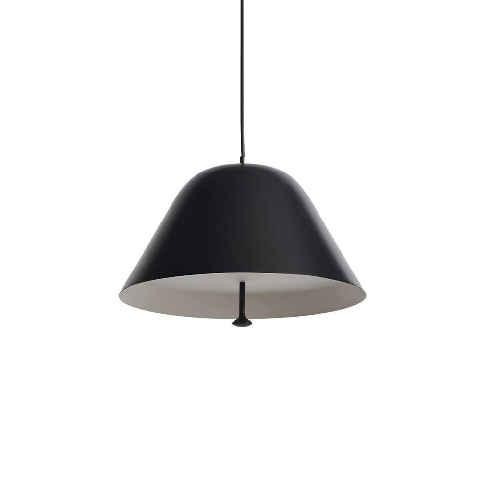Moderne Pendelleuchte mit Metall-Lampenschirm in Grün und Weiß minimalistisch