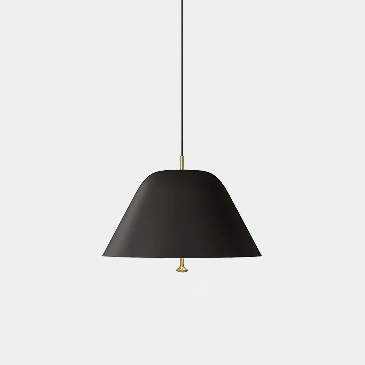 Moderne Pendelleuchte mit Metall-Lampenschirm in Grün und Weiß minimalistisch