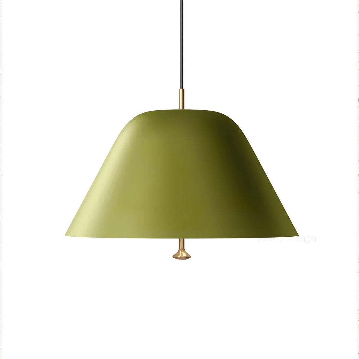 Evir Pendelleuchte Glockenform Glas Messing Minimalistisch