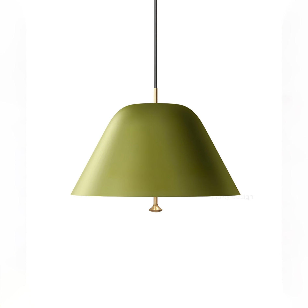 Evir Pendelleuchte Glockenform Glas Messing Minimalistisch