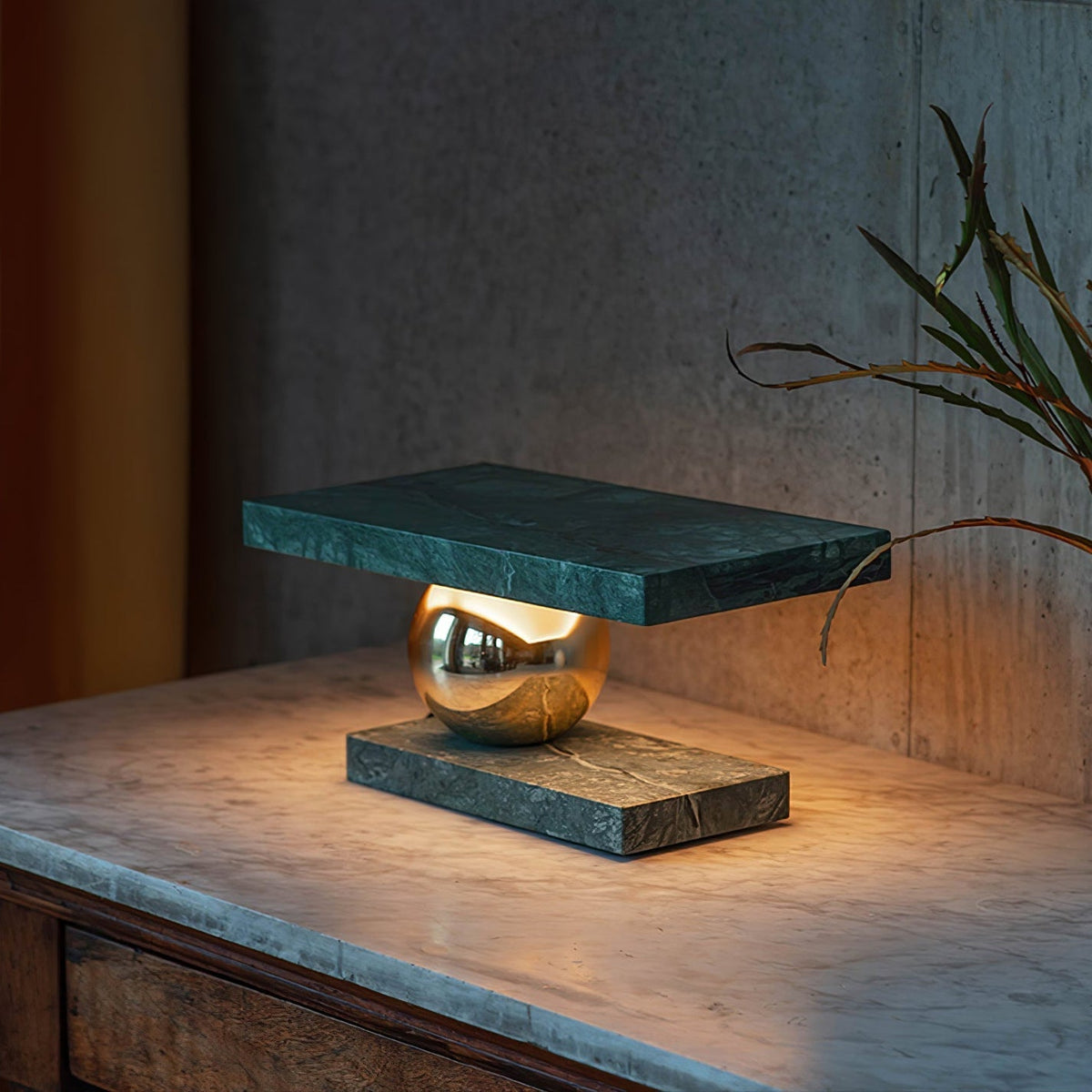 Andrew Tischlampe aus Marmor