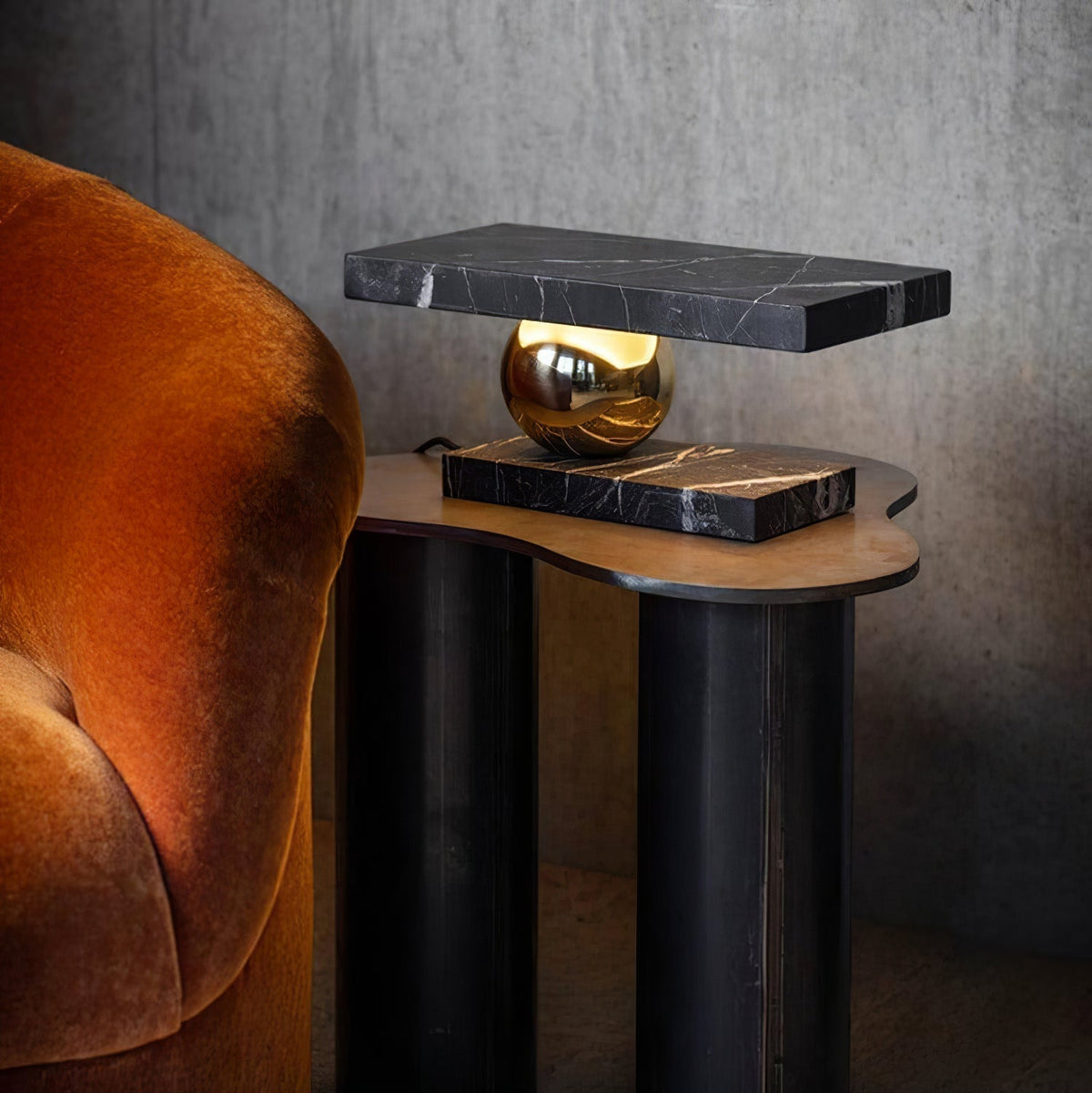 Andrew Tischlampe aus Marmor