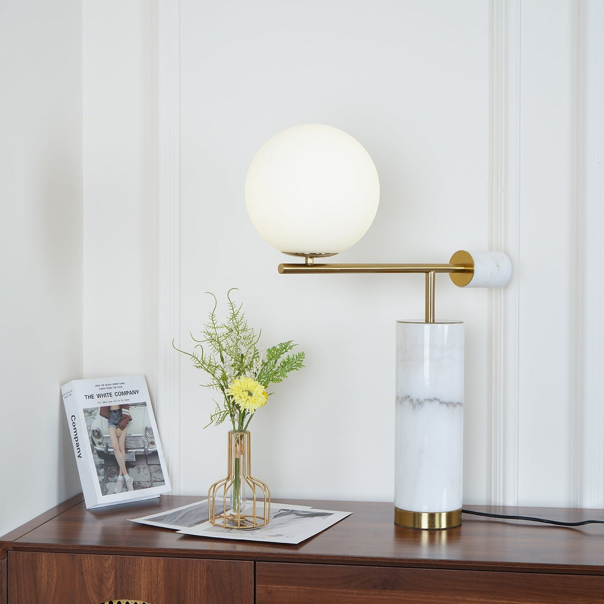 Vathayre Marmor Minimalismus Tischleuchte