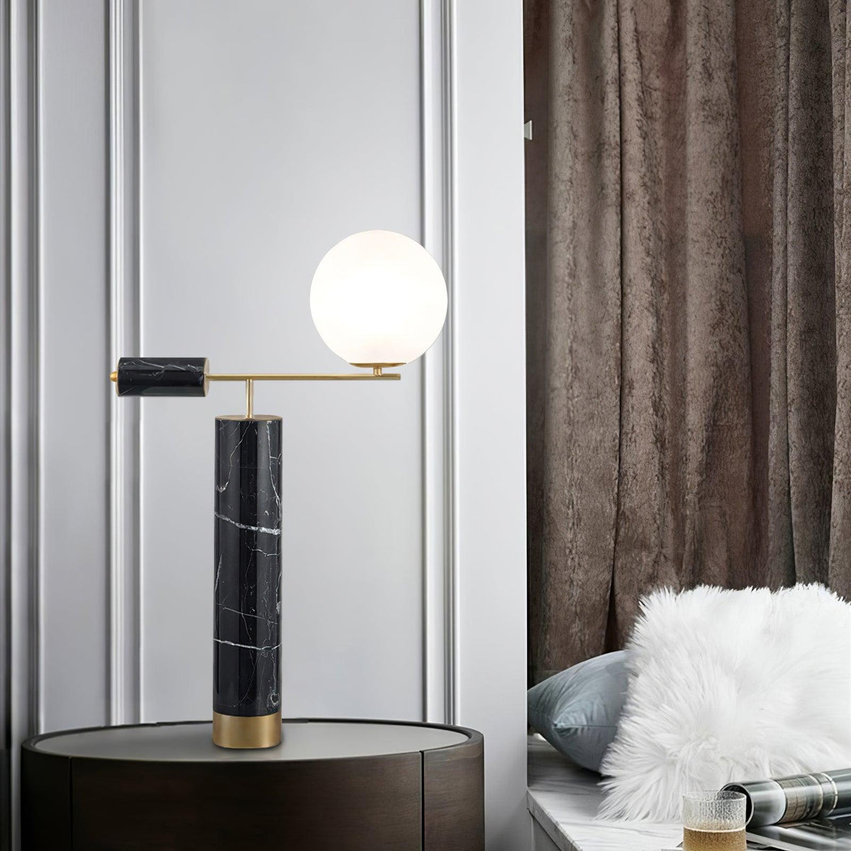 Vathayre Marmor Minimalismus Tischleuchte