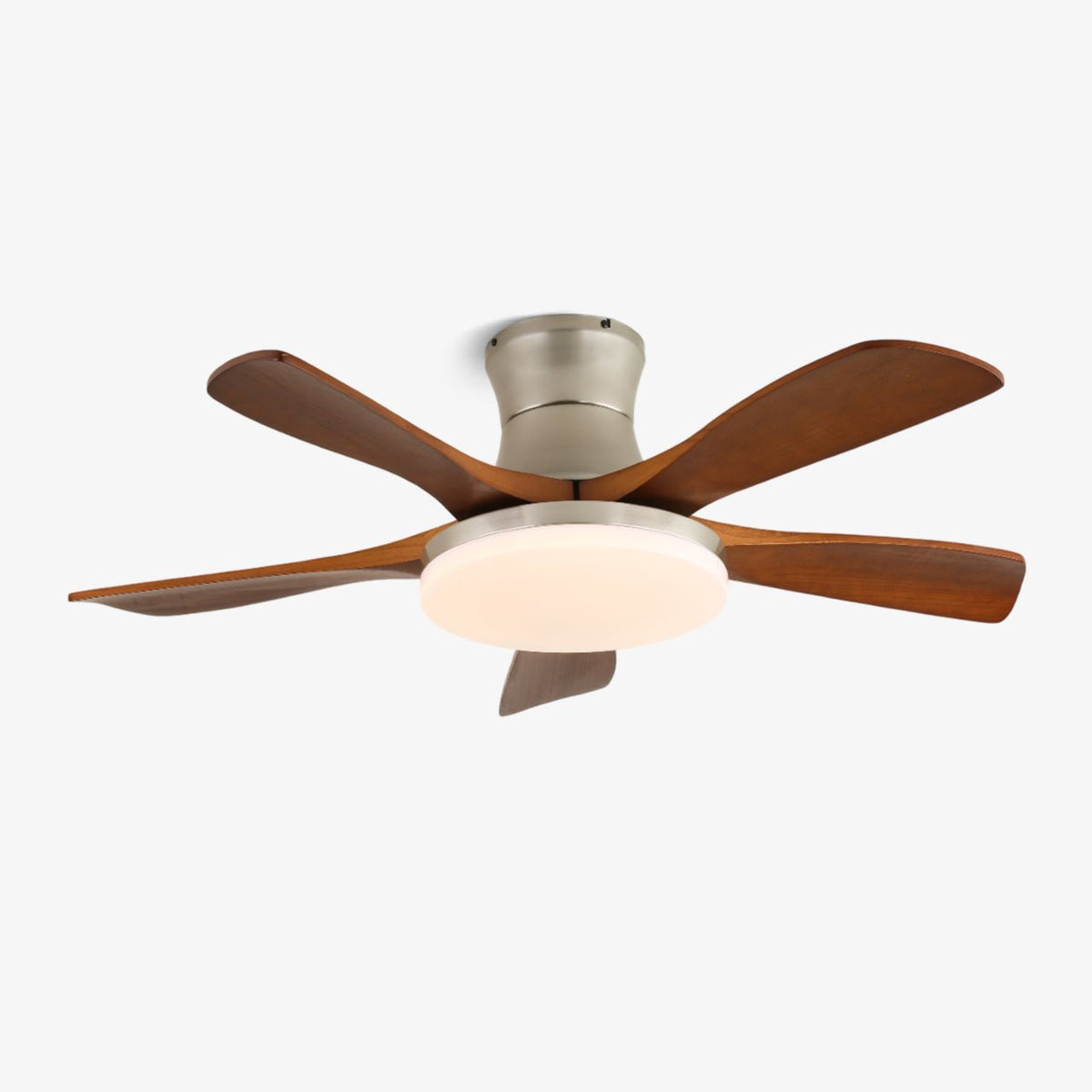 Brevo Deckenventilator mit Beleuchtung Holzblatt