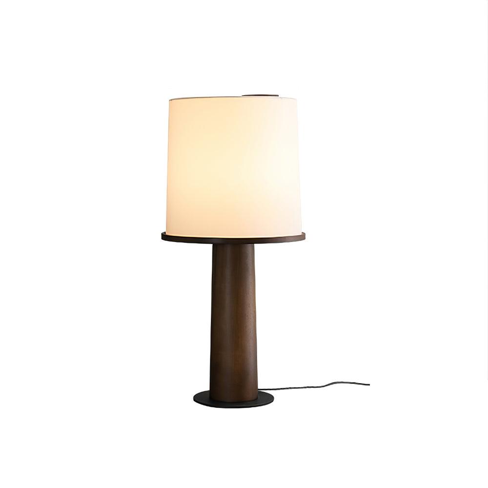 Jennifer Tischleuchte aus Holz im modernen Stil