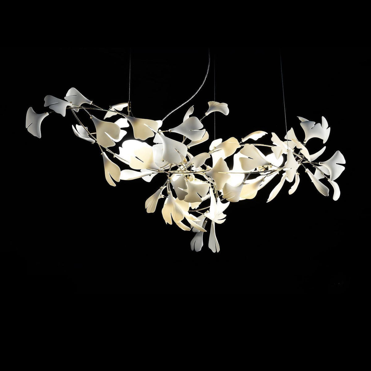 Ayla Kronleuchter Gingko Petal Keramik