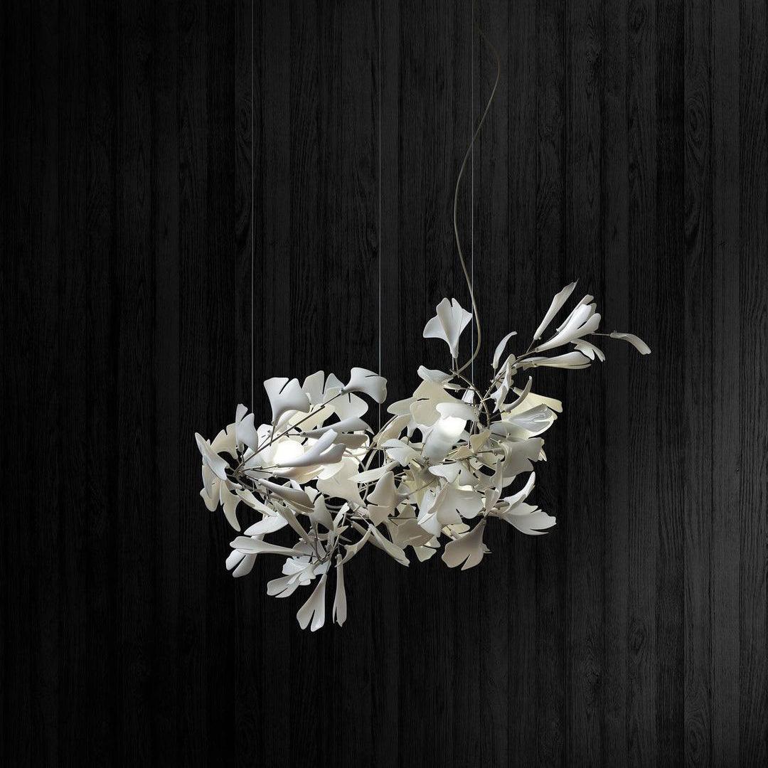 Ayla Kronleuchter Gingko Petal Keramik