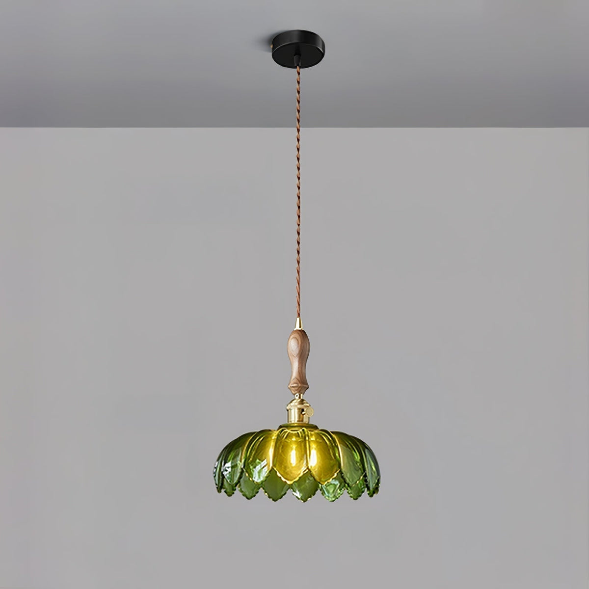 Fioracn Pendelleuchte aus Holz im luxuriösen Design