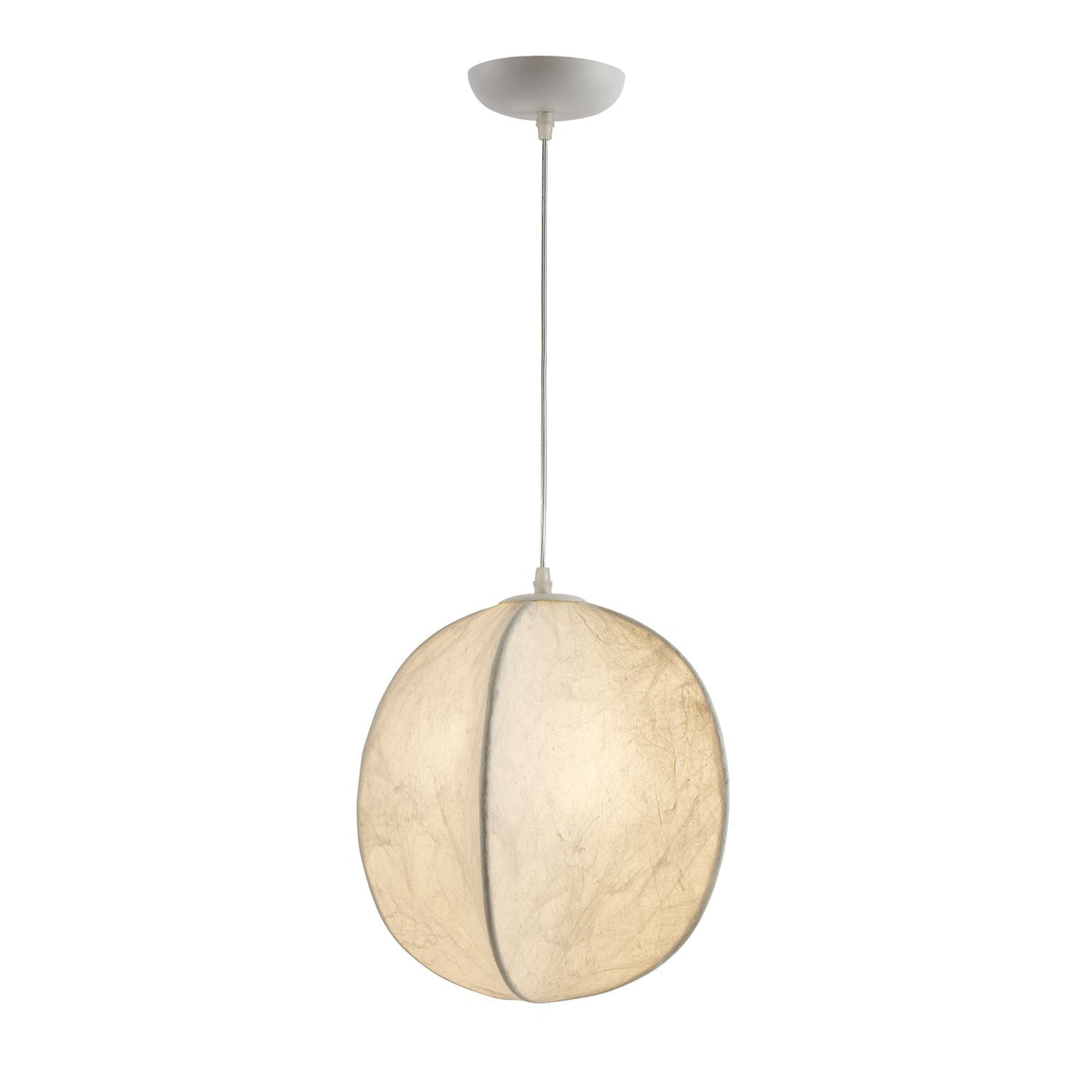 Dune Minimalistische Pendelleuchte aus Seide