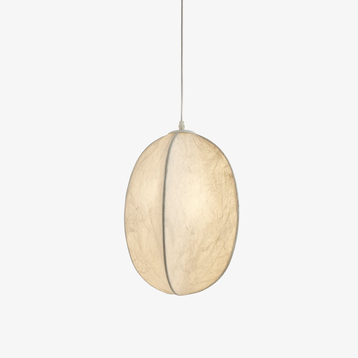 Dune Minimalistische Pendelleuchte aus Seide