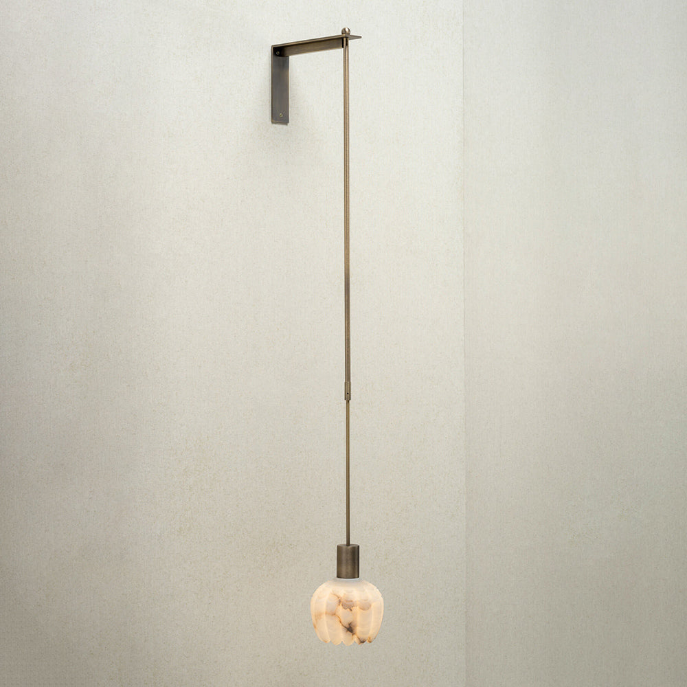 Eiraaya Alabaster-Wandleuchte