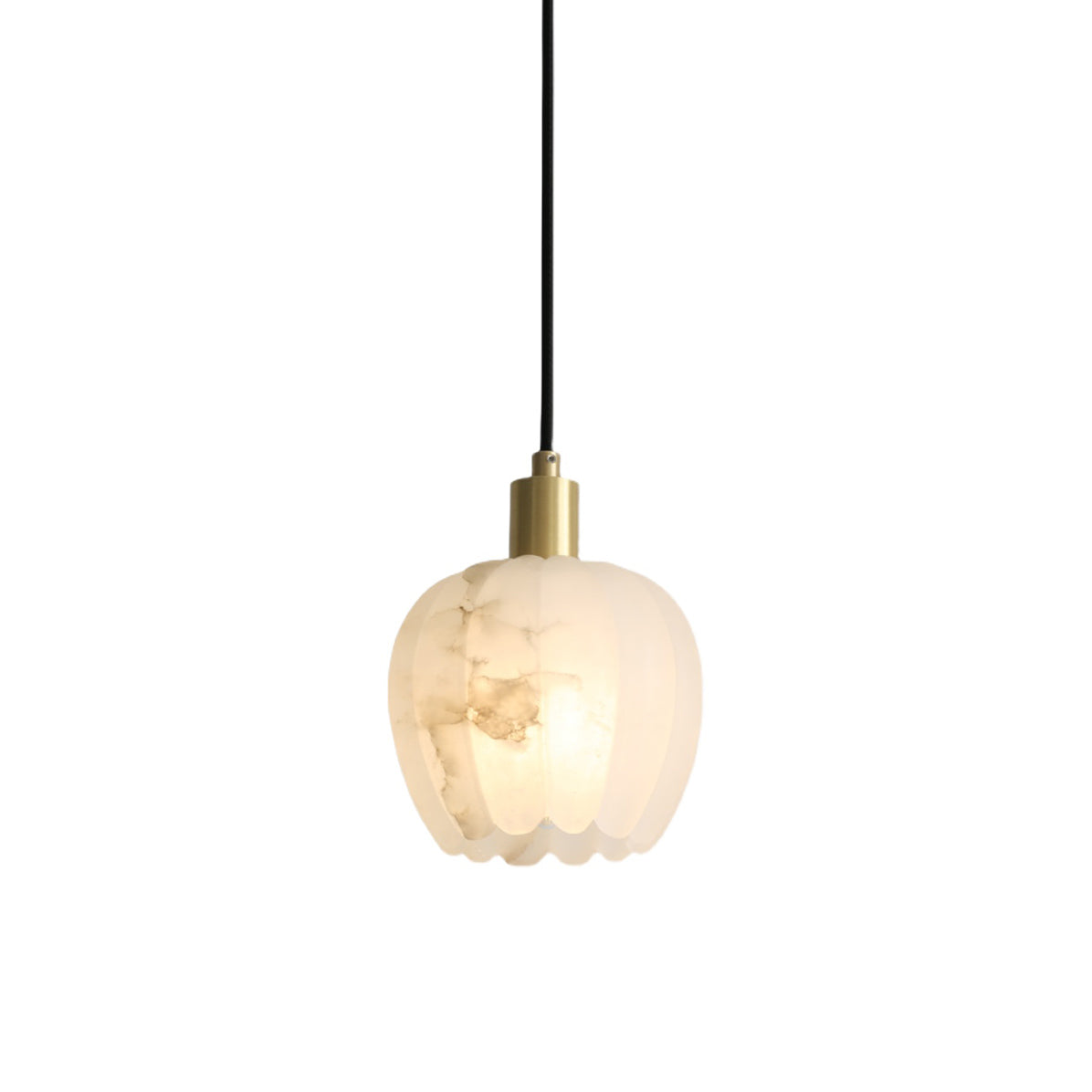 Ritta Pendant Light Flower-shaped  Alabaster