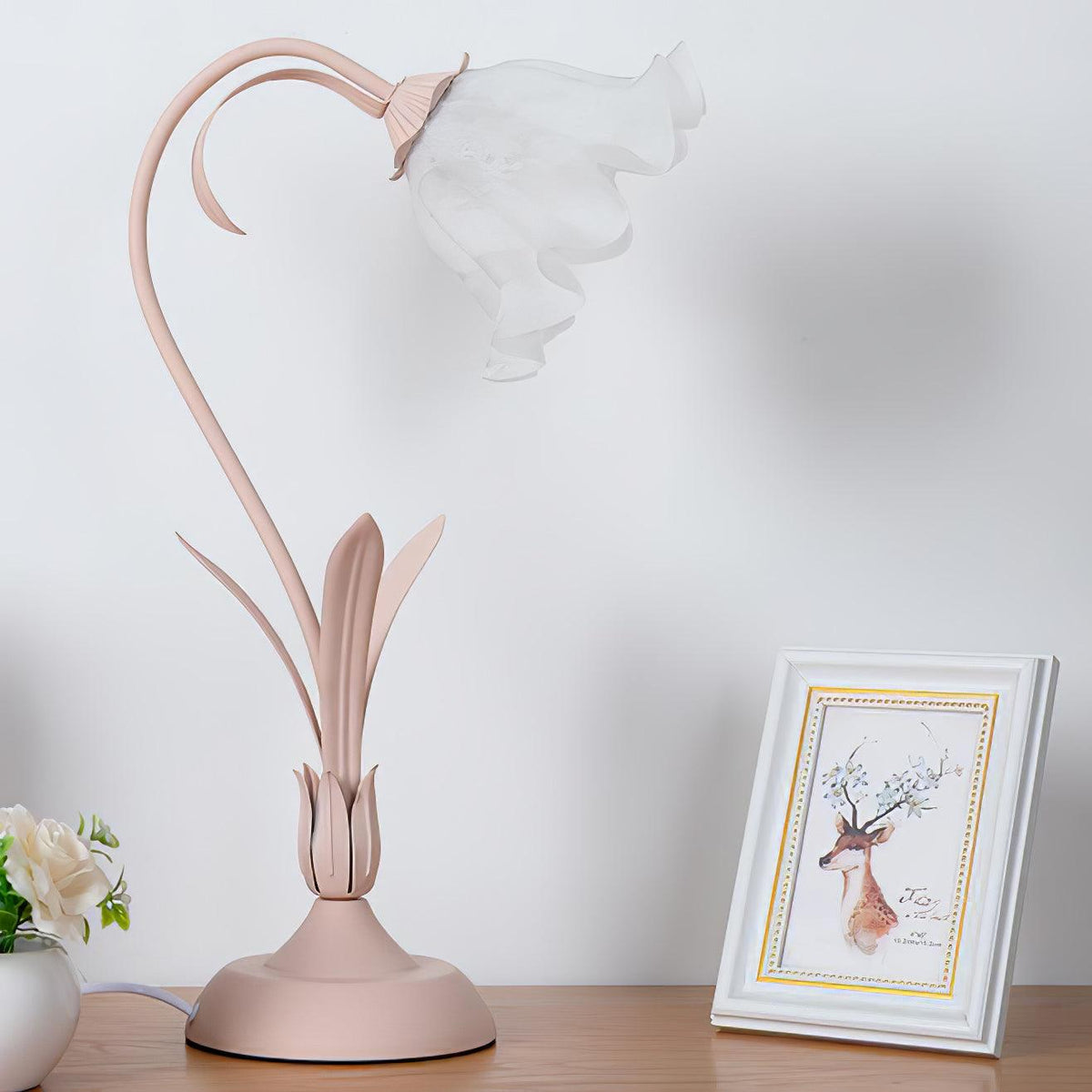 Zorien Acryl-Blumen-Tischlampe